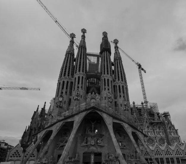 Passion Facade - Sagrada Familia - Barcelona - Spain